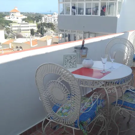 Musa Mar With Balcony Panoramic View In The Residential Area Quarteira