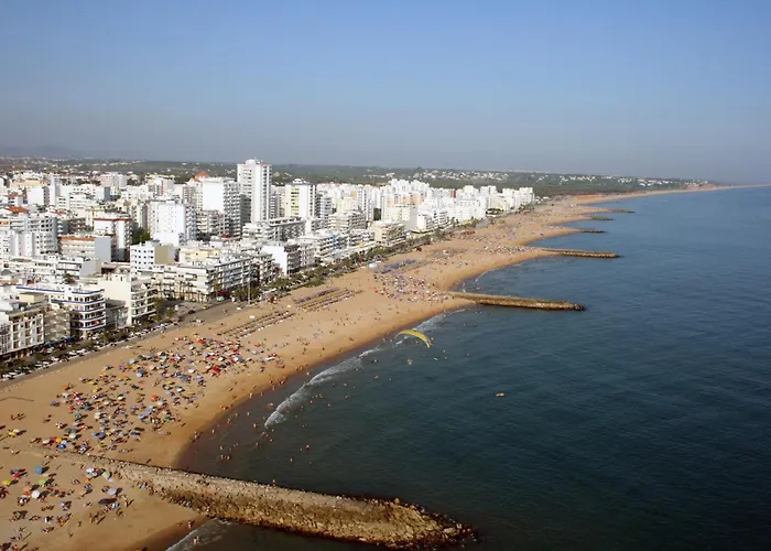 Musa Mar With Balcony Panoramic View In The Residential Area Quarteira