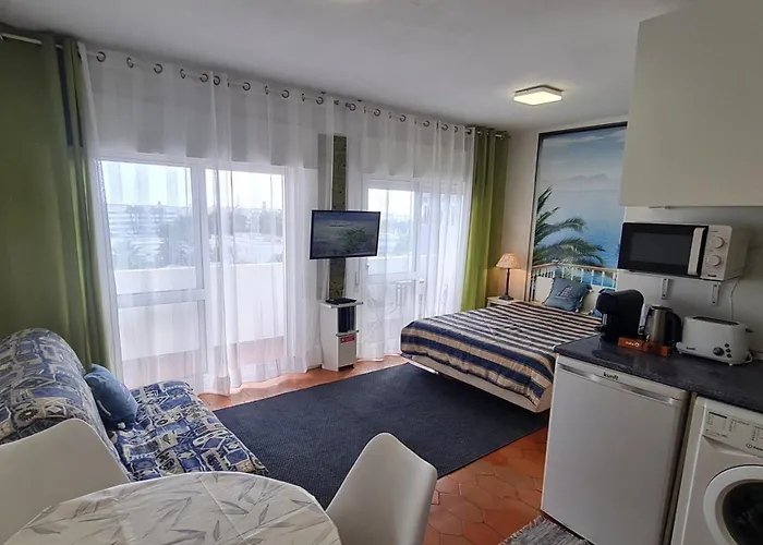 Musa Mar With Balcony Panoramic View In The Residential Area * Quarteira